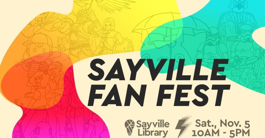 Sayville Fan Fest, Saturday, 11/5/2022!!! Super excited! Game Master Dave