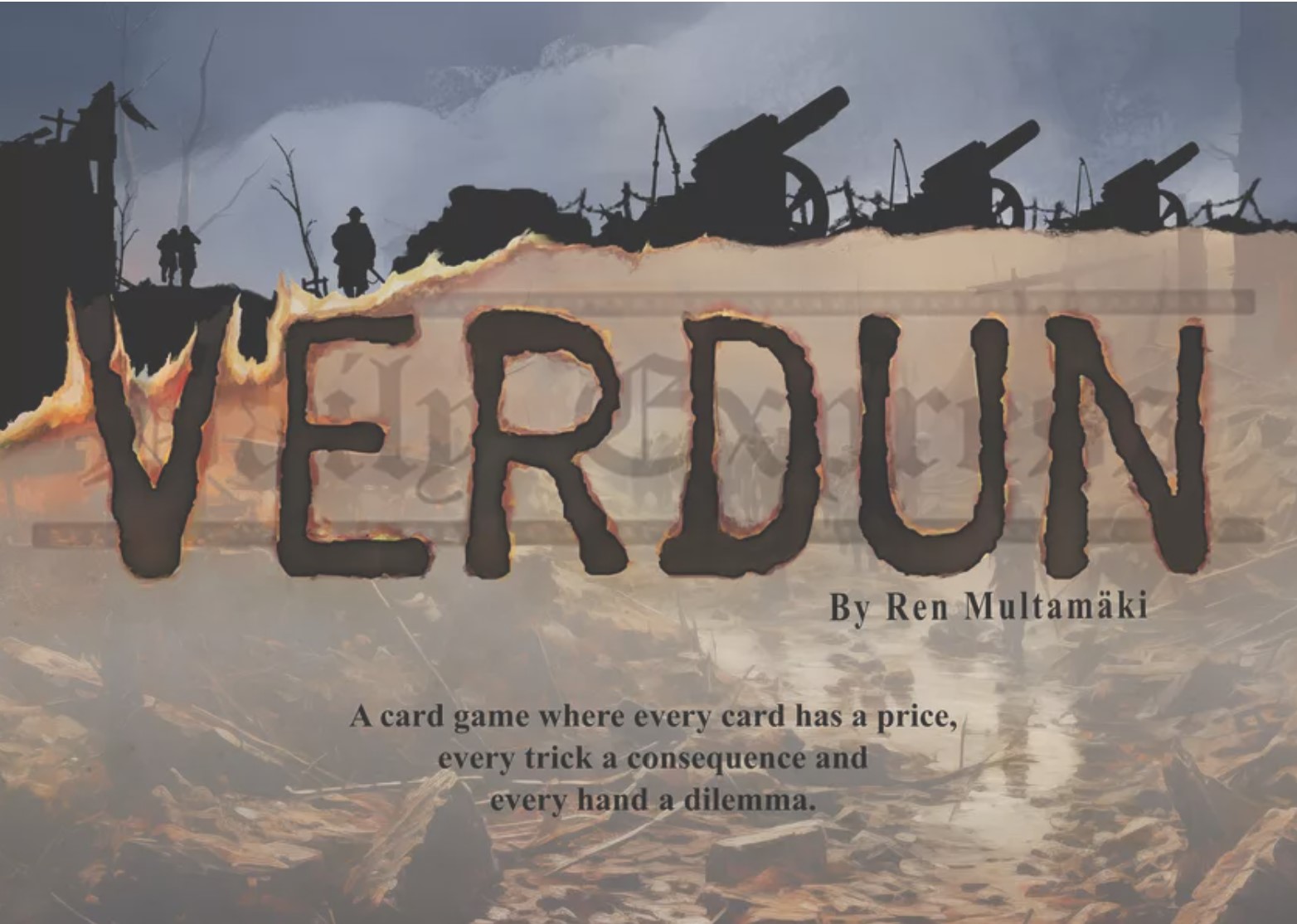 Verdun Card Game, Review, Interesting strategies, horrible losses.